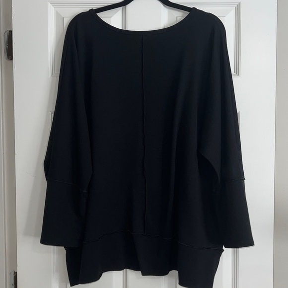 Spanx AirEssentials Women’s Plus Seamed Long Sleeve Top in Black size 2X - Picture 10 of 13